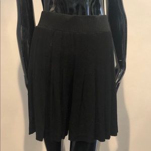 Nicole Miller Crepe Knit Waist Short Coverup